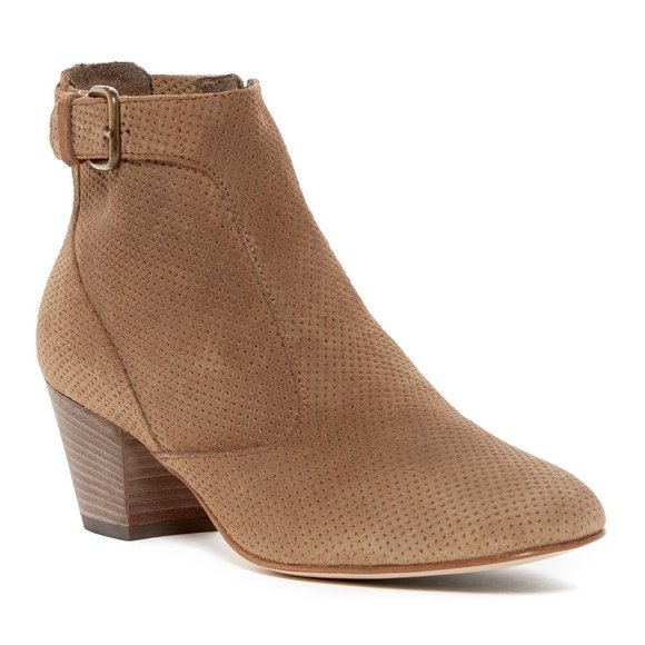 AQUATALIA FRANCE BARK SUEDE ANKLE BOOTIE 7 - Picture 1 of 4